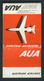 MATCHBOOK : AUSTRIAN AIRLINES - CARAVELLE JET - Luciferdoosjes