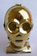 FIGURINE TETE MICRO MACHINE STAR WARS ACTION FLEET C3 PO - La Guerre Des Etoiles 1994 - Andere & Zonder Classificatie