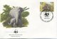 SRI LANKA - FDC 1986 - ELEFANTE - ELEPHANTS - ANIMALS - WWF - FDC