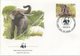 SRI LANKA - FDC 1986 - ELEFANTE - ELEPHANTS - ANIMALS - WWF - FDC