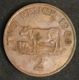 GUERNESEY - 2 PENCE 1989 - Elizabeth II - 3eme Effigie - KM 41 - TWO PENCE - GUERNSEY ( Vache - Cow ) - Guernesey