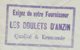 LES BOULETS D'ANZIN  Sur Enveloppe Au Verso PUB  Avec Semeuse 15c Brun-lilas Y.et.T.189  Voyagée - Autres & Non Classés