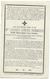 Doodsprentje DELEBECQUE Ludovicus-Josephus: + Gent, 2 Oktober 1864. XXIe Bisschop Van Gent - Religion & Esotericism