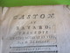 Fascicule Théâtre/"Gaston Et Baillard"/Tragédie En 5 Actes & En Vers /Dormont Du BELLOY/DIDOT L'Ainé/1785      FAT5 - 1701-1800