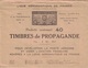 PARIS - LIGUE AERONAUTIQUE DE FRANCE - AIDEZ L'AVIATION FRANCAISE - BLOC DE 12 VIGNETTES AVEC GOMME - AVEC ENVELOPPE DE - Erinnophilie