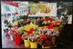 Delcampe - Hong Kong Shopping Streets (Fruit, Flower, Jade ...) 2017 Hong Kong Maximum Card MC Set (Pictorial Postmark) (6 Cards) - Maximum Cards