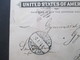 USA 1898 Ganzsache Mit Gedrucktem Text Rückseitig Portland Oregon Herzliche Grüße Und Segenswünsche Zum Neuen Jahr - Briefe U. Dokumente