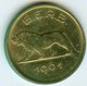 Rwanda Burundi 1 Franc 1961 KM 1 - Rwanda