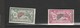 FRANCE N°206* & N°207* PAIRE MERSON TRACE CHARNIERE PROPRES - Neufs