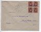 EGYPTE / EGYPT - 1933 - ENVELOPPE Avec BLOC X4 Pour LONS LE SAUNIER (JURA) - Covers & Documents