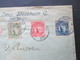 Schweden 1911 / 1913 König Gustaf V. MiF / Dreifarbenfrankatur Einschreiben Alb. Levy Stockholm 16 - Hamburg Mit Handsch - Briefe U. Dokumente