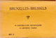 Bruxelles Etui De 8 Sur 10 Cartes-vues Artistiques - Incomplet - Sets And Collections