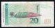 20 Dm / Deutsche Mark / Bundesbanknote 1-10-1993 (DK) - See The 2 Scans For Condition.(Originalscan ) - 20 Deutsche Mark