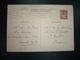 CP EP IRIS 80c OBL.MEC.22 VII 41 SAINTES CHARENTE INF (17) LEO ANTOINE à Mme DE LA DURE St AOUT INDRE (36) - Guerre De 1939-45