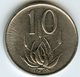 Afrique Du Sud South Africa 10 Cents 1965 KM 68.2 - Afrique Du Sud