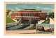 PAWTUCKET, Rhode Island, USA, Pawtucket-Central Falls Railroad Station / Depot,  Old Linen Berger Bros  Postcard - Pawtucket