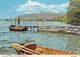 Postcard Derwent Water The Lake District [ Man Fishing From Jetty ] My Ref  B24253 - Other & Unclassified
