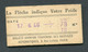 Ticket De Balance De Quai Du Métro Parisien 1946 - RATP - Chemins De Fer Métropolitain - Autres & Non Classés