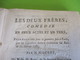 Delcampe - Fascicule Théâtre/"Les Deux Fréres"/Comédie En Deux Actes & En Vers/MILCENT/1785  FAT19 - 1701-1800