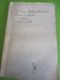 Fascicule Théâtre/"Le Comte D'ALBERT & Sa Suite"/Drame Puis Opéra-comique/SEDAINE/GRETRY/1787                      FAT20 - 1701-1800