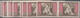 1943, 12+38 Pf. Postkongress In 10 Postfrischen Paaren Mit Plattenfehler Verstümmeltes A Und Brauner Strich", Mi.1100.-" - Sonstige & Ohne Zuordnung