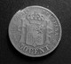 ESPAGNE 50 CENT 1881 ALFONSO XII  ARGENT  (B17 32) - Monedas Provinciales