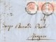 Lettre De Bergamo à Fonzaso - Triple  Affranchissement - 1855 - Lombardo-Veneto