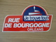 AUTOCOLLANT RUE DE BOURGOGNE ORLEANS JE TROUVE TOUT - Autocollants