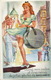 Sexy Pin Up Barcelonnette Carte Systeme Depliant 10 Vues Carton A Chapeau Bas Porte Jarretelles - Pin-Ups