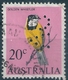 B0885 Australia Fauna Animal Bird Perfin Used - Perforiert/Gezähnt