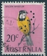 B0885 Australia Fauna Animal Bird Perfin Used - Perforés