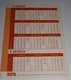 PETIT  CALENDRIER DE LE BANQUE PORTUGUES DO ATLANTICO- 1989 - Petit Format : 1981-90