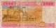 CENTRAL AFRICAN STATES 2000 FRANCS 2002 P-408Aa -A For Gabon (2002-) CIRC.(2 PICCOLI STRAPI ) - Central African States
