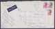 FRANCE Postal History Cover, Used 30.11.1988 PIERRELAYE To SAUDI ARABIA , Delivery Slogan Postmark From RIYADH On Back S - Storia Postale