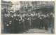 PARIS MANIFESTATION 17 OCTOBRE 1909 CONTRE L'EXECUTION DE FERRER BARRAGE PRES DE L'AMBASSADE D'ESPAGNE - Manifestations