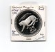 MONGOLIE 25 TUGRIK 1978 ZILVER PROOF SNEEUW LUIPAARD SNOW LEOPARD - Mongolia