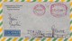 BRASILE- BUSTA VIAGGIATA BY AIR MAIL -   RIO DE JANEIRO - APARTAMENTOS - COPACABANA PALACE- VIAGGIATA PER GENOVA - ITALY - Franking Labels