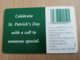 IRELAND /IERLANDE   CHIPCARD 50  UNITS ST PATRICKS DAY      ** 1071** - Ierland