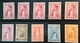 US 1875-1885 Newspaper And Periodical Stamps 26 Plate Proofs On Card (USA Essais Timbres Pour Journaux - Giornali & Periodici