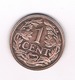 1 CENT 1937   NEDERLAND /2592/ - 1 Cent