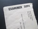 USA 1940 Zensurbeleg New York - Anvers Belgien Opened By Examiner 5094 Und OKW Zensur Streifen Und Zensurstempel - Covers & Documents