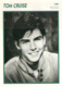 Tom CRUISE (1985)  Fiche Portrait Star Cinéma - Filmographie - Photo Collection Edito Service - Photographs