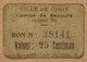 CROIX ( 59) - Bon De 25 Centimes Ville De Croix Comité De Secours Guerre 1914 - Bons & Nécessité