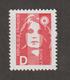 1991 - Marianne De Bréat  - N° 2711D + 2712D  -   Vert Et Rouge -    Neuf Sans Charnière - - Unused Stamps