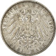 Monnaie, Etats Allemands, SAXONY-ALBERTINE, Friedrich August III, 3 Mark, 1909 - Other & Unclassified