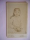 PHOTO CDV 19 EME JEUNE FILLE CHIC  MODE Cabinet DUFEY A  CONTREXEVILLE NANCY - Oud (voor 1900)