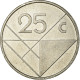 Monnaie, Aruba, Beatrix, 25 Cents, 1993, Utrecht, TTB, Nickel Bonded Steel, KM:3 - Antilles Neérlandaises