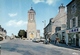 MONTMARTIN-sur-MER - Le Bourg Et L'église - Café Au Rendez-Vous Des Sportifs - Libre Service éGé - Renault 4L, R5, R16 - Montmartin Sur Mer