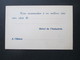 Alte Visitenkarte Hotel De L`Industrie 14, Rue Du Pelican Anvers Confort Moderne Belgien 30 / 40er Jahre?? - Visiting Cards