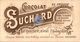 Delcampe - 12 Chromos Litho Cards Chocolate SUCHARD Set71B C1899 Suchard French Provinces With Products And Industry - Suchard